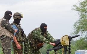 Уничтожение украинскими военными комбата ополчения сняли на видео с беспилотника