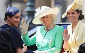 Меган Маркл впервые  появилась на публике после родов, посетив парад в честь  официального Дня рождения Елизаветы II