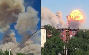 Город  Арысь в Казахстане полностью эвакуируют из-за взрывов и пожара на складе с боеприпасами