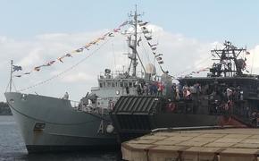 Корабли стран НАТО в Риге