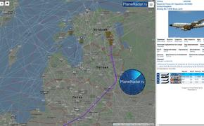 Британский самолет-разведчик Boeing RC-135W  шпионил  над  северо-западной границей России