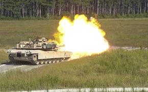 Появилось видео стрельбы американских танков у границы Белоруссии