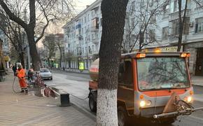 850 км дорог и тротуаров было продезинфицировано в Краснодаре