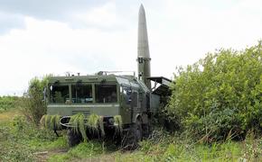 В Калининградской области провели тренировку с  «Искандерами» по нанесению ракетных ударов 