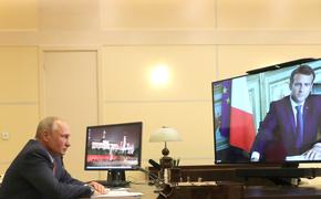 Путин в беседе с Макроном призвал не допускать внешнего  давления на руководство Белоруссии