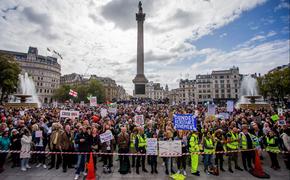 Лондон забастовал против пандемии