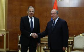 Лавров провёл встречу с президентом и премьером Армении