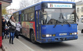 В Хабаровске из-за режима самоизоляции опустел общественный транспорт