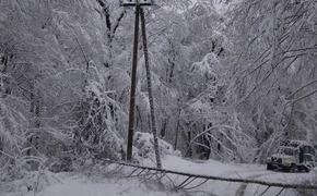 Энергетики ликвидируют последствия нового снегопада в Сочи