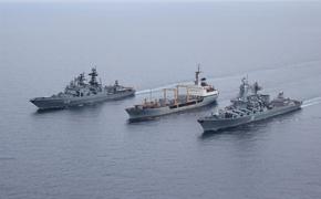 Отряд кораблей Балтфлота РФ вышел в Атлантический океан 