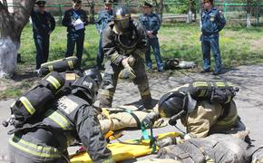 Комсомольские пожарные стали лучшими среди звеньев газодымзащитной службы