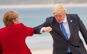 Джонсон и Меркель обсудили деятельность РФ и КНР в ходе саммита G7 в Корнуолле