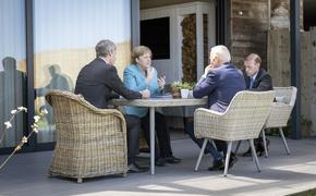 Канцлер ФРГ Меркель на полях саммита G7 обсудила с президентом США «Северный поток — 2»
