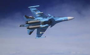 Фронтовые бомбардировщики Су-34 отработали бомбометание на юге России 
