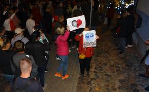 Акция протеста в Риге: что бросалось в глаза