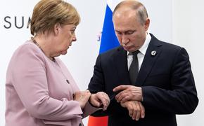 Путин направил Меркель телеграмму, в которой обратился к ней на «ты»