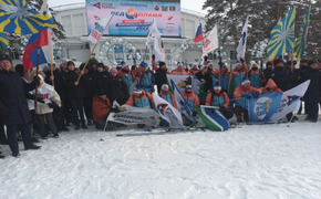 В Хабаровске стартовал лыжный переход «Лед и пламя» через Амур
