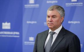 Володин назвал Украину террористическим государством и указал, что Зеленский должен понести ответственность