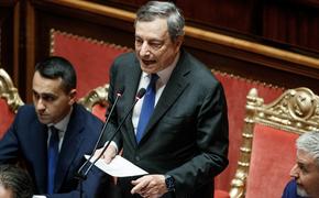 Сенат парламента Италии проголосовал за доверие премьер-министру Марио Драги