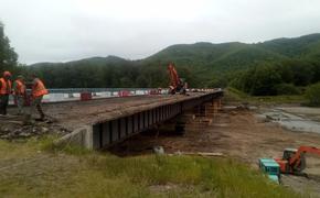 Мосты в Приморском крае восстанавливают сразу в нескольких муниципалитетах