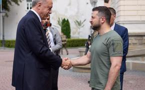 Зеленский назвал визит Эрдогана во Львов весомым месседжем поддержки Украины со стороны Турции