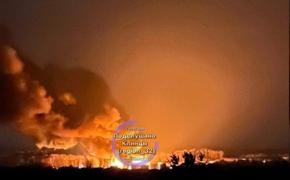 Огнеборцы локализовали пожар на резервуарах с нефтепродуктами в Суражском районе Брянской области