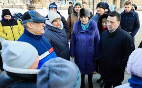Губернатор Московской области Андрей Воробьёв осмотрел после капремонта школу в Жуковском