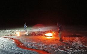 В Ивановской области на Волге под городом Юрьевец столкнулись два снегохода, в результате один человек погиб