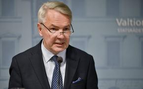 Глава МИД Финляндии заявил, что ожидает приостановки переговоров с Турцией о вступлении в НАТО «на пару недель»