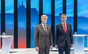 В Чехии завершился второй тур президентских выборов - после подсчета первых голосов лидирует генерал Павел