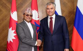 Володин заявил о необходимости развивать отношения с Непалом