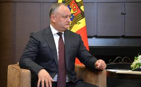 Бывший президент Молдавии Додон сообщил, что запрет на ношение георгиевской ленты является незаконным