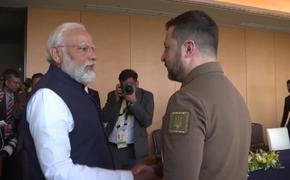 Зеленский впервые с начала СВО встретился премьер-министром Индии и пригласил его присоединиться к украинской «формуле мира»