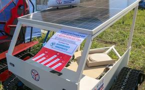 В России создали работающий на солнечных батареях электротрактор 