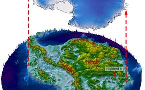 Ученые обнаружили древний ландшафт под Антарктическим льдом