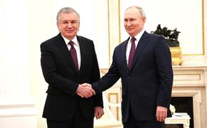 Путин и Мирзиеев обсудили развитие сотрудничества России и Узбекистана