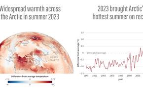 Ученые зафиксировали самое теплое лето в Арктике