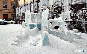 Полиция ищет вандалов, разрушивших ледовые скульптуры в центре Иркутска