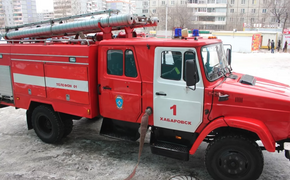 В Хабаровском крае сотрудники МЧС спасли женщину при пожаре
