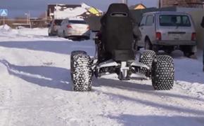 Изобретатели из Уфы создали инвалидную коляску-вездеход