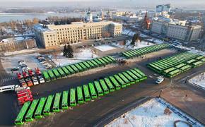 Новые автобусы вышли на городские маршруты Иркутска