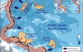 Ученые-геологи обнаруживают скрытые разломы Тихоокеанской плиты