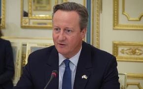 Захарова: Кэмерон впервые признал, что Запад ведет войну против РФ руками Киева