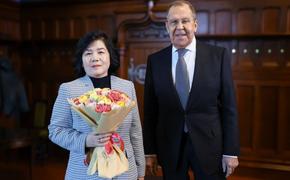Глава МИД Северной Кореи поздравила Лаврова с переназначением на пост министра