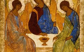 Икону «Троица» увезли из храма Христа Спасителя в Троице-Сергиеву лавру 