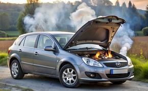 Машины в Крыму кипят в заторах и загораются на ходу