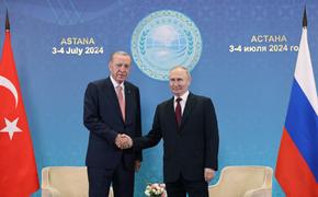 Эрдоган пригласил Путина посетить с визитом Турцию в ближайшее время