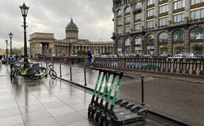 Рядом с центром Петербурга появилась первая парковочная разметка для самокатов