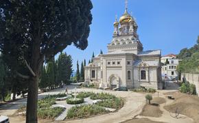 Сбер помог реконструировать территорию исторического храма в Алупке