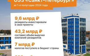 В экономической зоне «Санкт-Петербург» подвели итоги за полгода